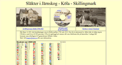 Desktop Screenshot of jarnske.se